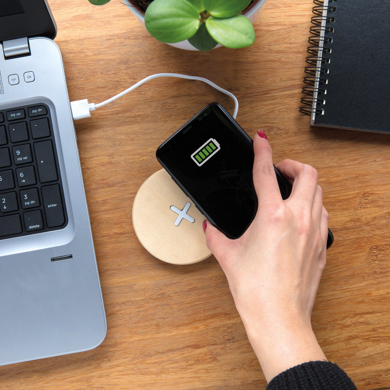 Load image into Gallery viewer, 5W Wireless Wood charger pack of 100 Custom Wood Designs __label: Multibuy default-title-5w-wireless-wood-charger-pack-of-100-53613693600087