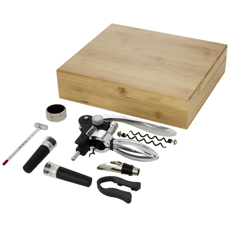 Load image into Gallery viewer, 9 piece wine set pack of 25 Custom Wood Designs __label: Multibuy default-title-9-piece-wine-set-pack-of-25-53613607125335