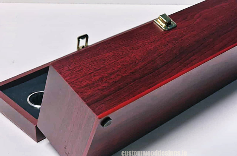Load image into Gallery viewer, Bamboo Wine Box & Opener set - Rosewood Custom Wood Designs default-title-bamboo-wine-box-opener-set-rosewood-53613571801431