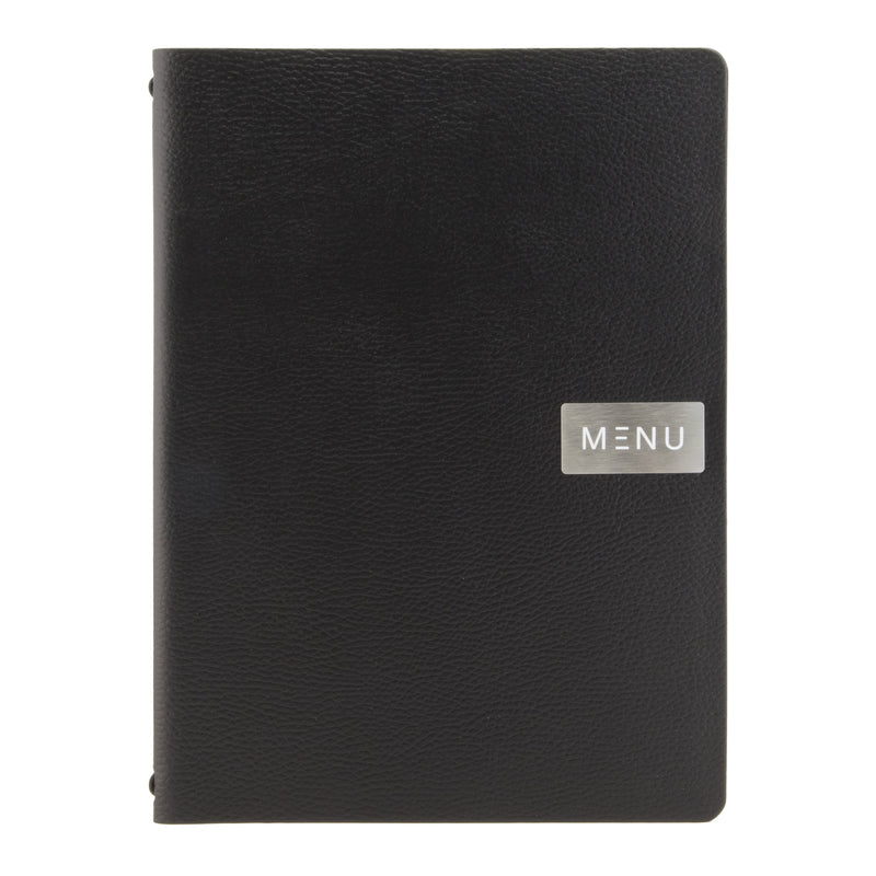 Load image into Gallery viewer, Black A4 menus pack of 10 Custom Wood Designs __label: Multibuy default-title-black-a4-menus-pack-of-10-53613239566679