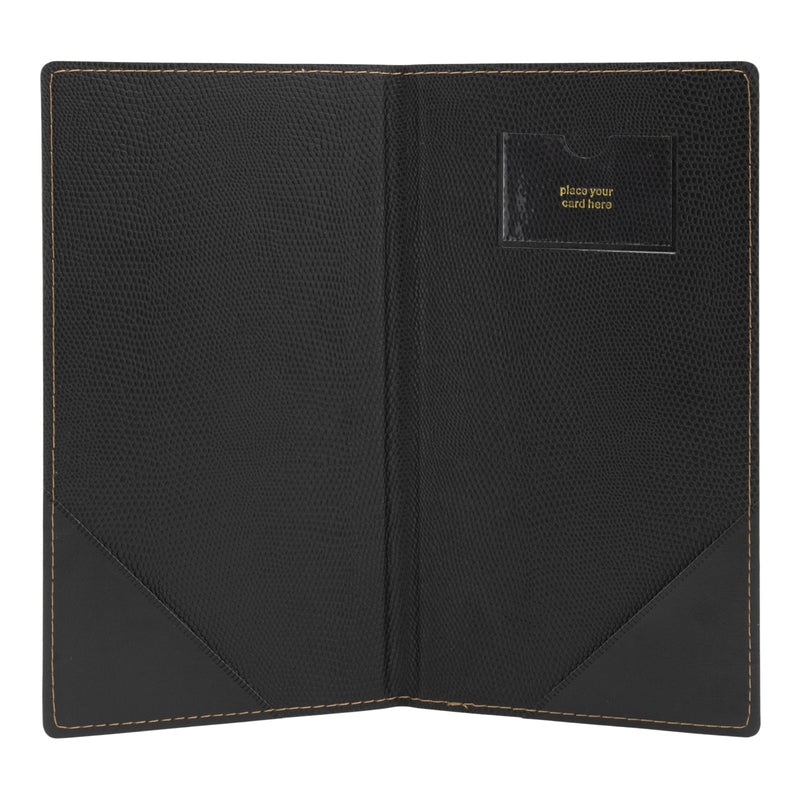 Load image into Gallery viewer, Black leather style bill presenter pack of 10 Custom Wood Designs __label: Multibuy default-title-black-leather-style-bill-presenter-pack-of-10-53613286949207