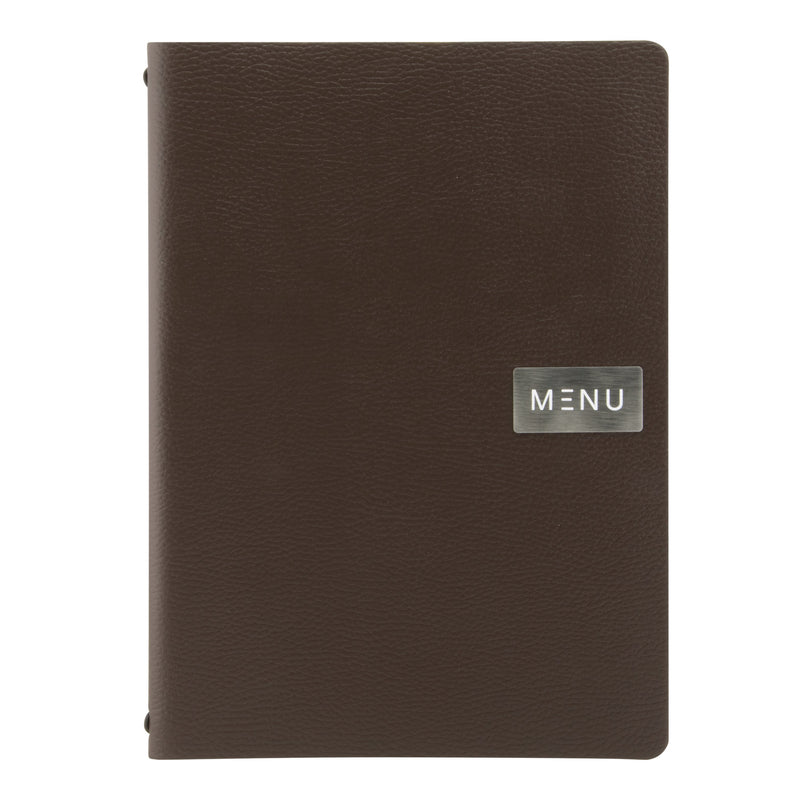 Load image into Gallery viewer, Brown A4 menu pack Restaurant