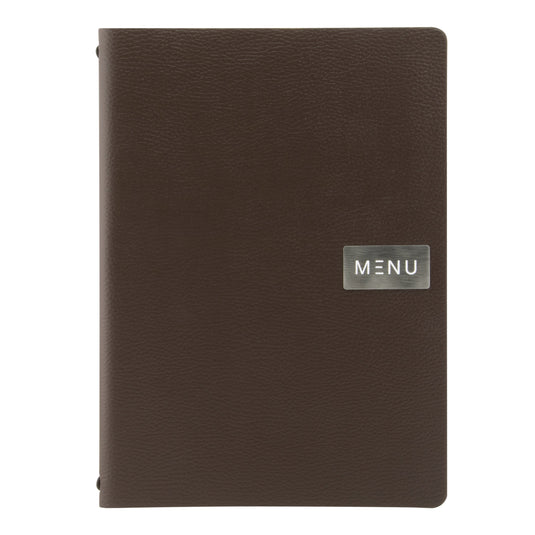 Brown A4 menu pack Restaurant