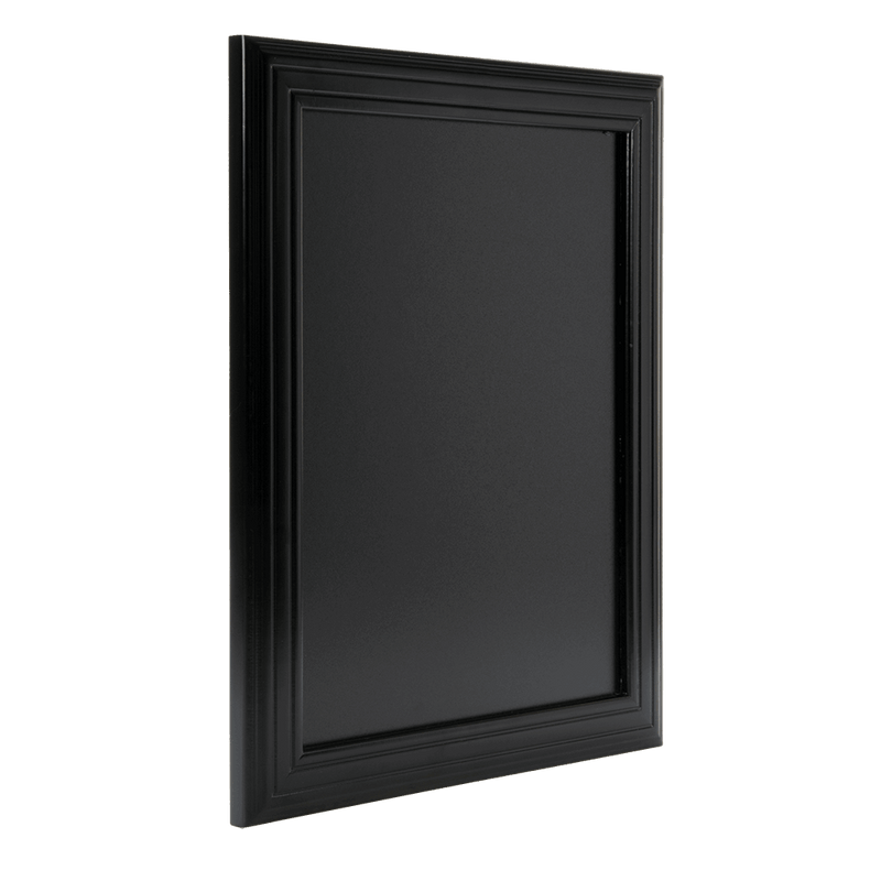 Load image into Gallery viewer, Chalkboard lacquered black finish, wall mounting screws included. Small. Only available in quantities of 5. Custom Wood Designs default-title-chalkboard-lacquered-black-finish-wall-mounting-screws-included-small-only-available-in-quantities-of-5-53612439503191