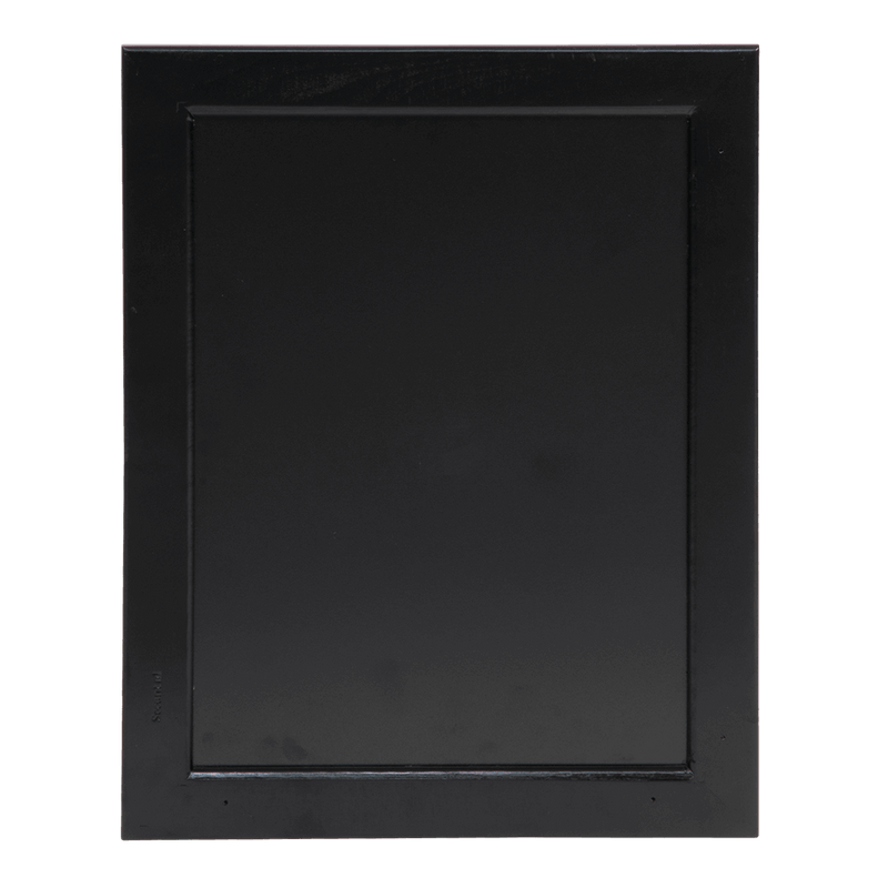 Load image into Gallery viewer, Chalkboard lacquered black finish, wall mounting screws included. Small. Only available in quantities of 5. Custom Wood Designs default-title-chalkboard-lacquered-black-finish-wall-mounting-screws-included-small-only-available-in-quantities-of-5-53612439929175