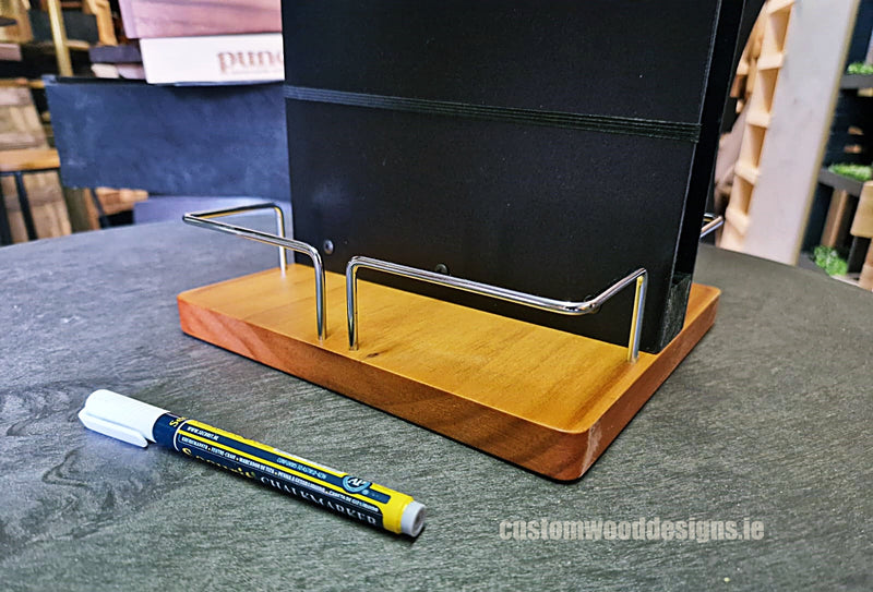 Load image into Gallery viewer, Chalkboard Table Caddy - Pack of 6 Custom Wood Designs __label: Multibuy default-title-chalkboard-table-caddy-pack-of-6-52298222305623