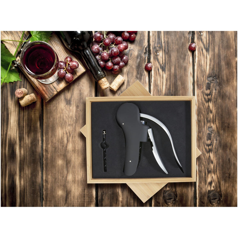 Load image into Gallery viewer, Corkscrew in bamboo box pack of 25 Custom Wood Designs __label: Multibuy default-title-corkscrew-in-bamboo-box-pack-of-25-53613611188567