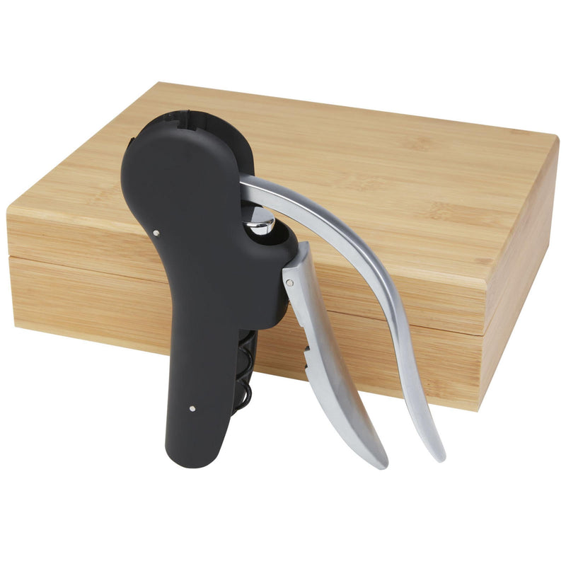 Load image into Gallery viewer, Corkscrew in bamboo box pack of 25 Custom Wood Designs __label: Multibuy default-title-corkscrew-in-bamboo-box-pack-of-25-53613612433751