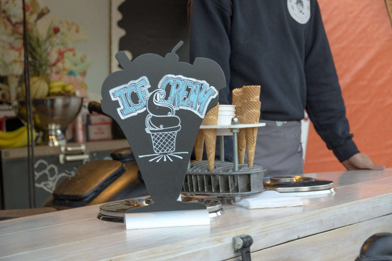 Load image into Gallery viewer, Ice Cream Chalkboard - Pack of 6 Custom Wood Designs __label: Multibuy default-title-ice-cream-chalkboard-pack-of-6-53612384354647