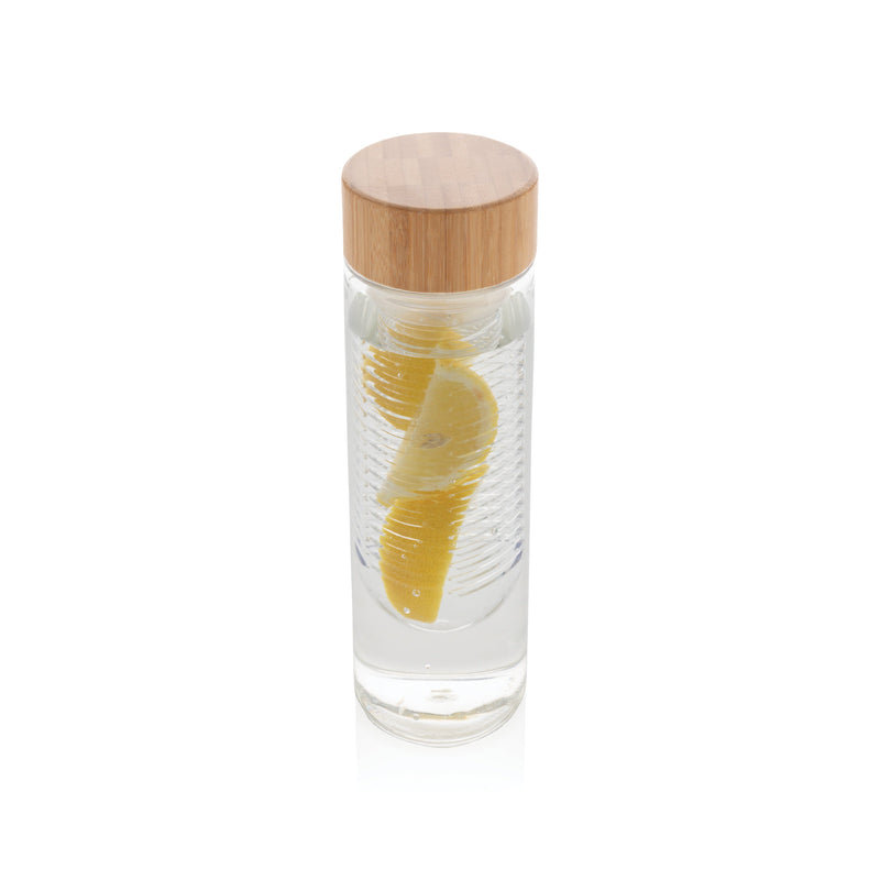 Load image into Gallery viewer, Infuser bottle with bamboo lid 640ml pack of 25 Custom Wood Designs __label: Multibuy default-title-infuser-bottle-with-bamboo-lid-640ml-pack-of-25-53613711950167