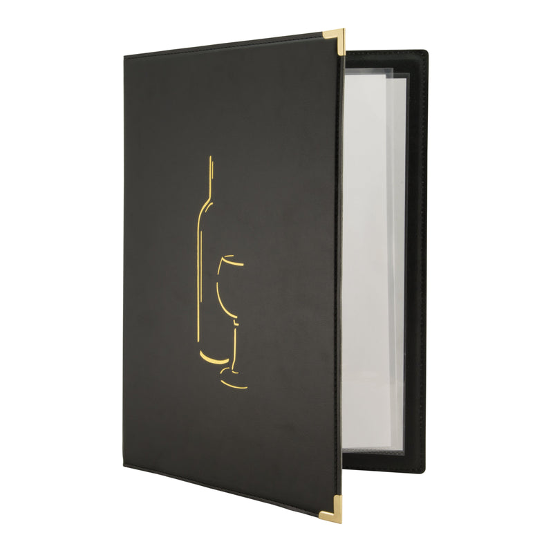 Load image into Gallery viewer, Leather style A4 menu pack of 10 Custom Wood Designs __label: Multibuy default-title-leather-style-a4-menu-pack-of-10-53613253689687