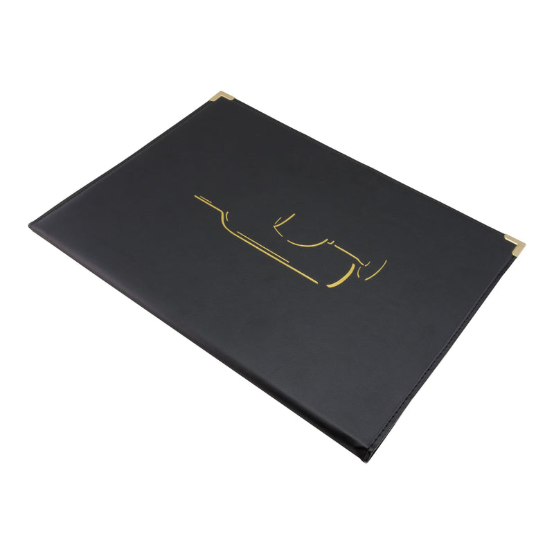 Load image into Gallery viewer, Leather style A4 menu pack of 10 Custom Wood Designs __label: Multibuy default-title-leather-style-a4-menu-pack-of-10-53613255033175