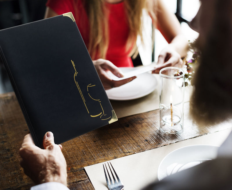 Load image into Gallery viewer, Menu holder 8 x A4 pack of 10 Custom Wood Designs __label: Multibuy default-title-menu-holder-8-x-a4-pack-of-10-53613312344407