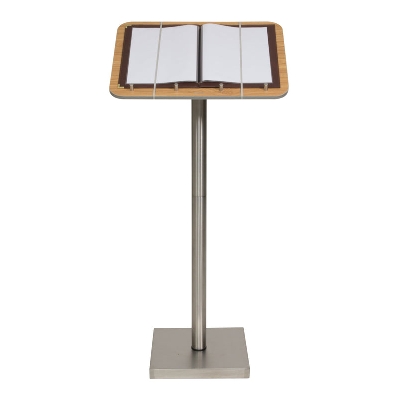 Load image into Gallery viewer, Menu Stand - Teak Securit default-title-menu-stand-teak-53612786286935