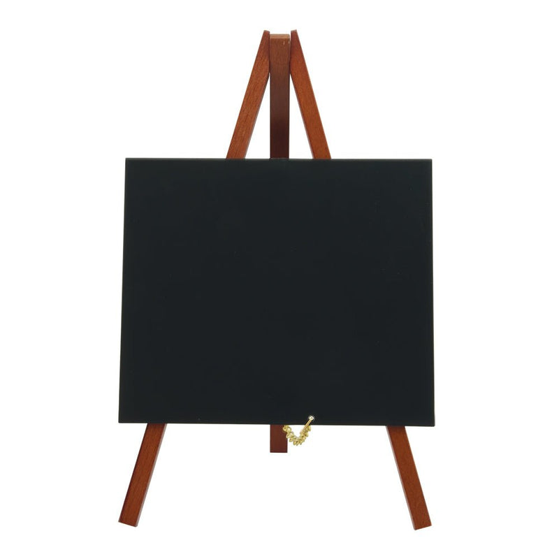 Load image into Gallery viewer, Mini Easel Chalkboard - Mahogany Finish - Pack of 6 Custom Wood Designs __label: Multibuy default-title-mini-easel-chalkboard-mahogany-finish-pack-of-6-53612403949911