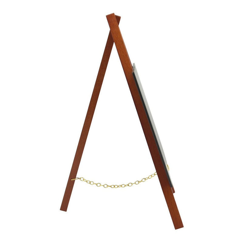 Load image into Gallery viewer, Mini Easel Chalkboard - Mahogany Finish - Pack of 6 Custom Wood Designs __label: Multibuy default-title-mini-easel-chalkboard-mahogany-finish-pack-of-6-53612405162327