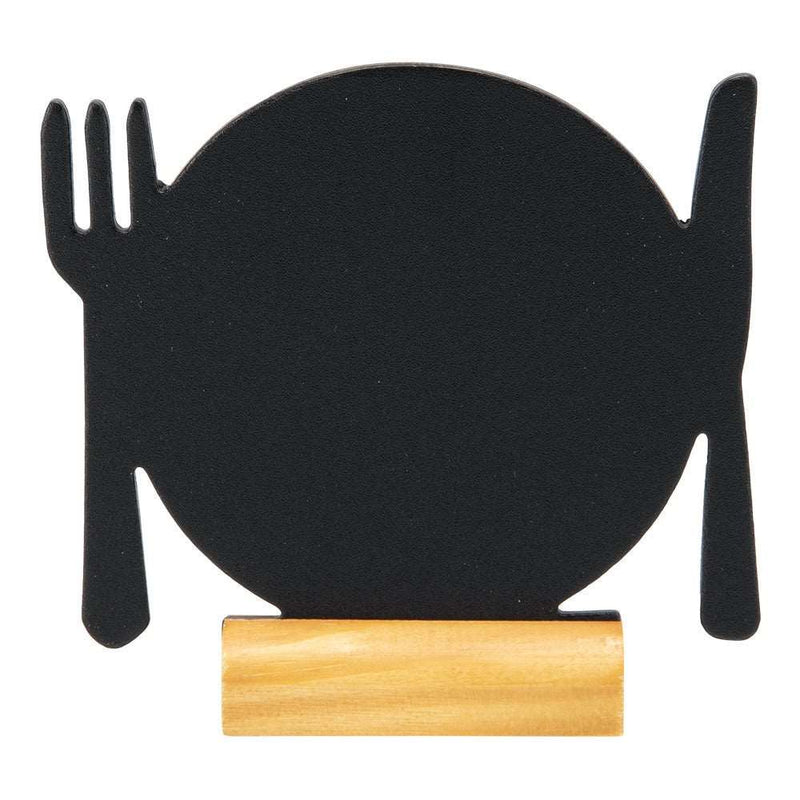 Load image into Gallery viewer, Mini Plate Chalkboards - Pack of 18 Custom Wood Designs __label: Multibuy default-title-mini-plate-chalkboards-pack-of-18-53612377768279