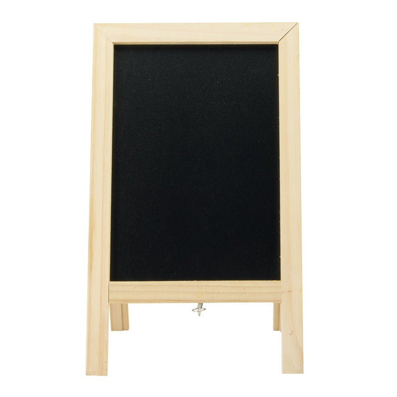 Load image into Gallery viewer, Mini Table Chalkboard - Plain Wood - Pack of 6 Custom Wood Designs __label: Multibuy default-title-mini-table-chalkboard-plain-wood-pack-of-6-53612406604119