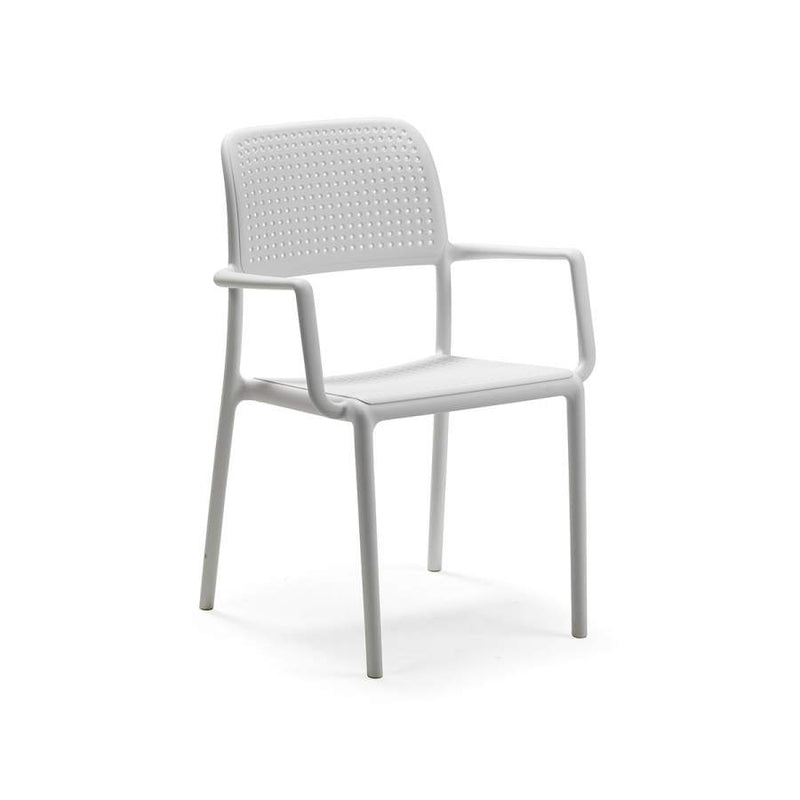 Load image into Gallery viewer, Nardi Bora outdoor chair with a sleek, modern design featuring a woven seat and armrests, perfect for patio or garden use.