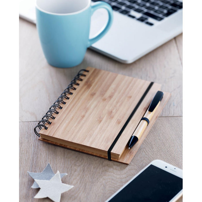Load image into Gallery viewer, Notebook with pen pack of 25 Custom Wood Designs __label: Multibuy __label: Upload Logo default-title-notebook-with-pen-pack-of-25-53612828688727