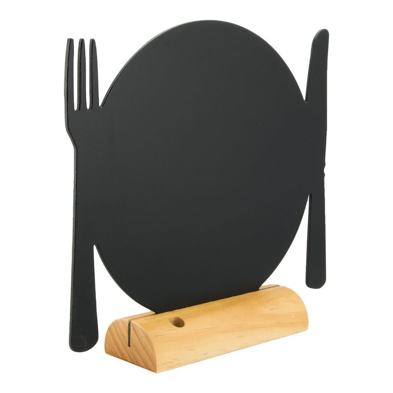 Load image into Gallery viewer, Plate Chalkboard x 6 Custom Wood Designs __label: Multibuy default-title-plate-chalkboard-x-6-53612371804503