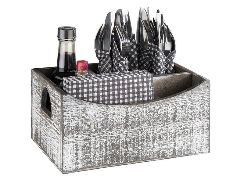 Load image into Gallery viewer, Black and white condiment dispensers caddy pack of 25 by Custom Wood Designs, ideal for organizing sauces and condiments.