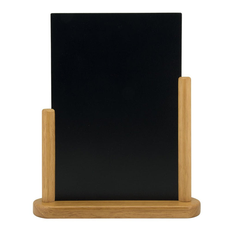 Load image into Gallery viewer, Tabletop Chalkboard Teak Finish x 6 Custom Wood Designs __label: Multibuy default-title-tabletop-chalkboard-teak-finish-x-6-53612360794455