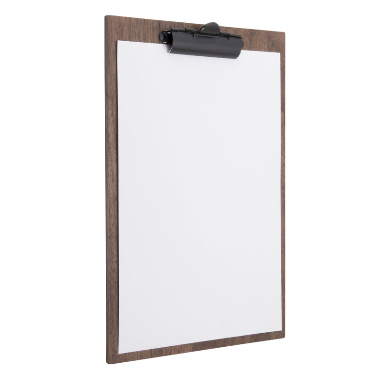 Load image into Gallery viewer, Walnut clipboard menu pack of 20 Custom Wood Designs __label: Multibuy default-title-walnut-clipboard-menu-pack-of-20-53613425951063