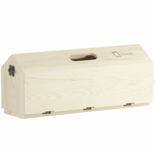 Load image into Gallery viewer, Wine Box Service Tray Custom Wood Designs default-title-wine-box-service-tray-53612275335511