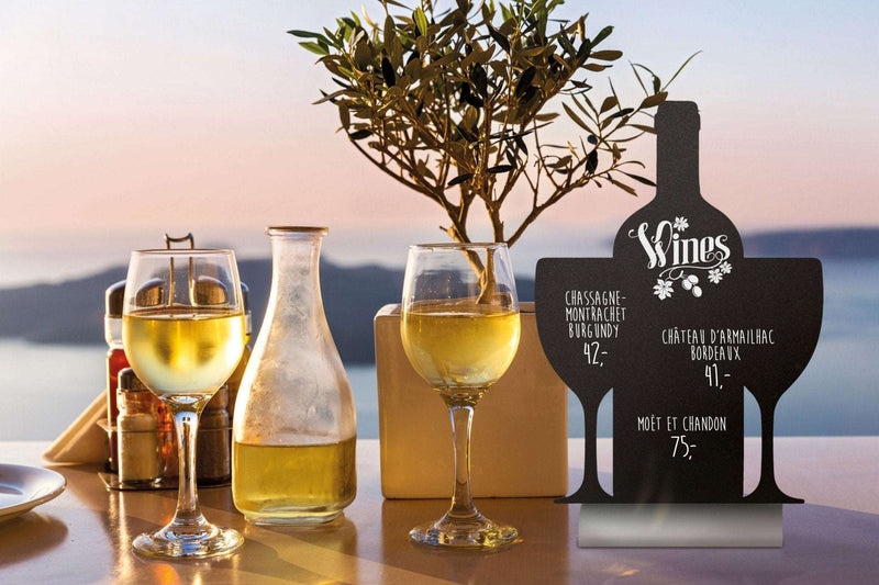 Load image into Gallery viewer, Wine Table Chalkboard. Pack of 6 Custom Wood Designs __label: Multibuy default-title-wine-table-chalkboard-pack-of-6-53612388745559