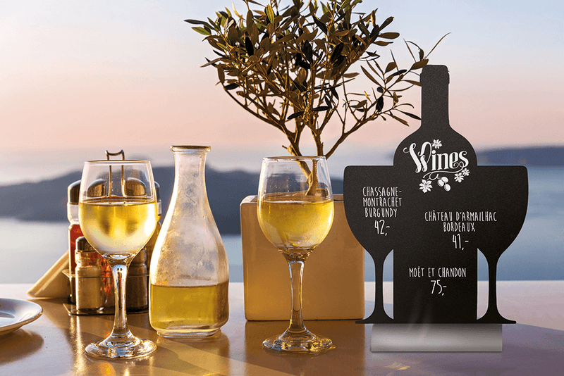 Load image into Gallery viewer, Wine Table Chalkboard. Pack of 6 Custom Wood Designs __label: Multibuy default-title-wine-table-chalkboard-pack-of-6-53612390383959