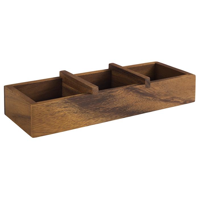 Load image into Gallery viewer, Set of 25 wooden condiment caddies measuring 8.5x23.5cm by Custom Wood Designs for organizing condiments or utensils.