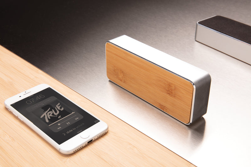 Load image into Gallery viewer, Wooden 3W wireless speaker pack of 5 Custom Wood Designs __label: Multibuy __label: Upload Logo default-title-wooden-3w-wireless-speaker-pack-of-5-53613051412823