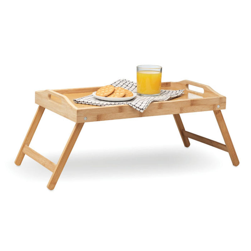 Load image into Gallery viewer, Wooden bamboo foldable tray pack of 10 Custom Wood Designs __label: Multibuy default-title-wooden-bamboo-foldable-tray-pack-of-10-53613218103639