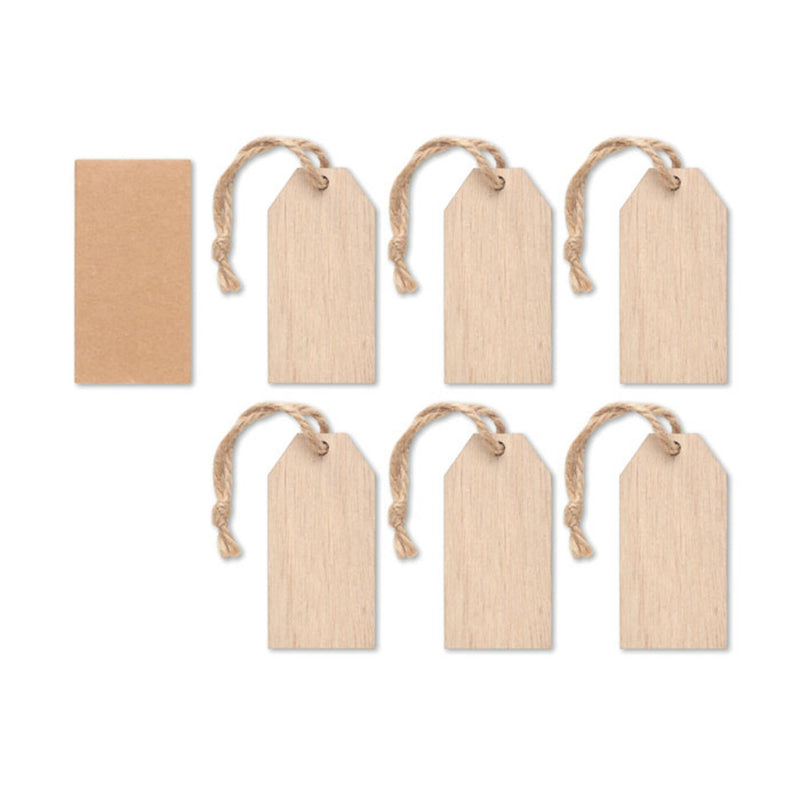 Load image into Gallery viewer, Wooden gift tags pack of 300 Custom Wood Designs __label: Multibuy default-title-wooden-gift-tags-pack-of-300-53613211812183
