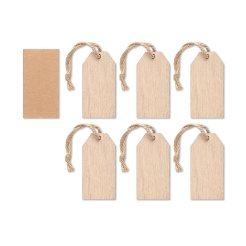 Load image into Gallery viewer, Wooden gift tags pack of 300 Custom Wood Designs __label: Multibuy default-title-wooden-gift-tags-pack-of-300-53613211812183