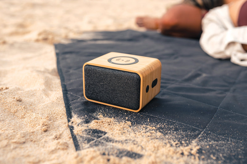 Load image into Gallery viewer, Wooden speaker 5W wireless pack of 10 Custom Wood Designs __label: Multibuy __label: Upload Logo default-title-wooden-speaker-5w-wireless-pack-of-10-53613063110999