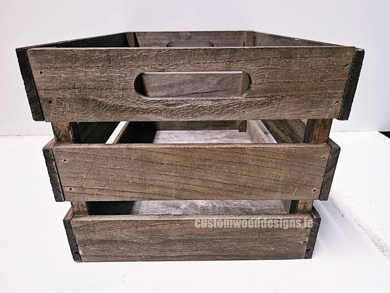 Load image into Gallery viewer, Wooden vintage crate pack of 10 Securit __label: Multibuy default-title-wooden-vintage-crate-pack-of-10-53613141360983