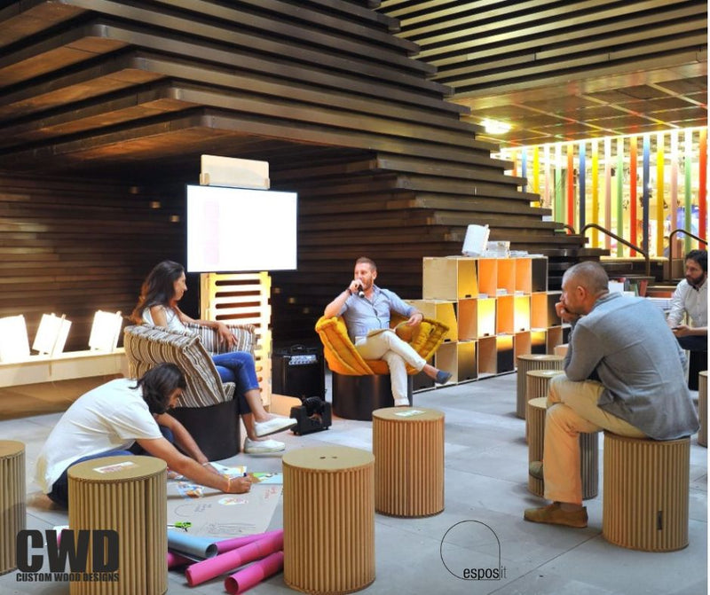 Load image into Gallery viewer, Risedia Sgabello Avana - Custom Wood Designs