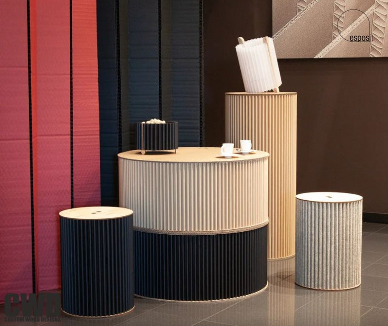 Load image into Gallery viewer, Risedia Sgabello Nero - Custom Wood Designs