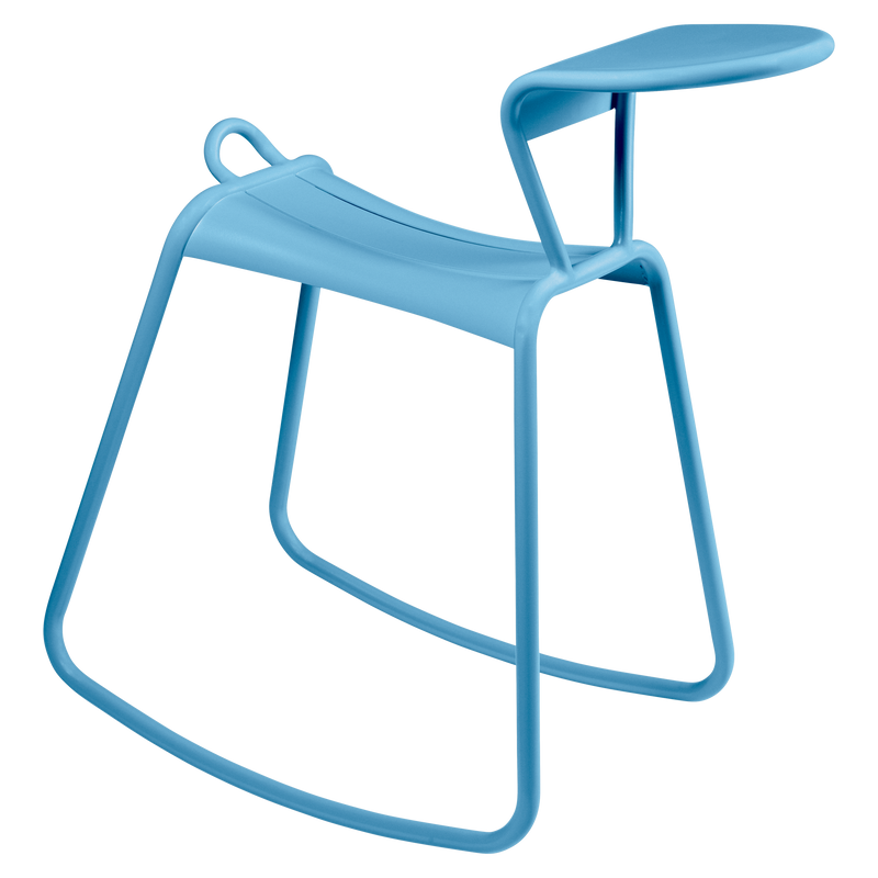 Load image into Gallery viewer, Fermob Adadesk Rocking Side Desk in Maya Blue