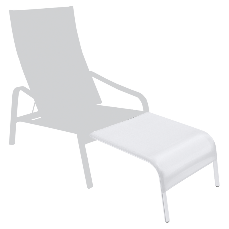 Load image into Gallery viewer, Fermob Alizé Footrest in Cotton White – outdoor footrest in aluminium