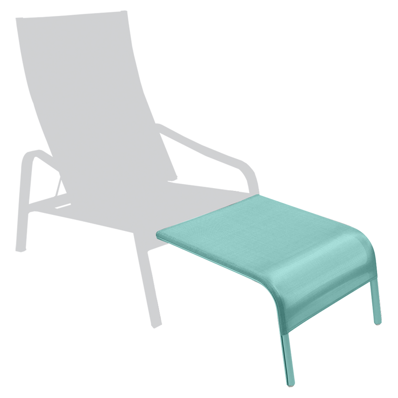 Load image into Gallery viewer, Fermob Alizé footrest in Lagoon Blue – aluminium outdoor footrest