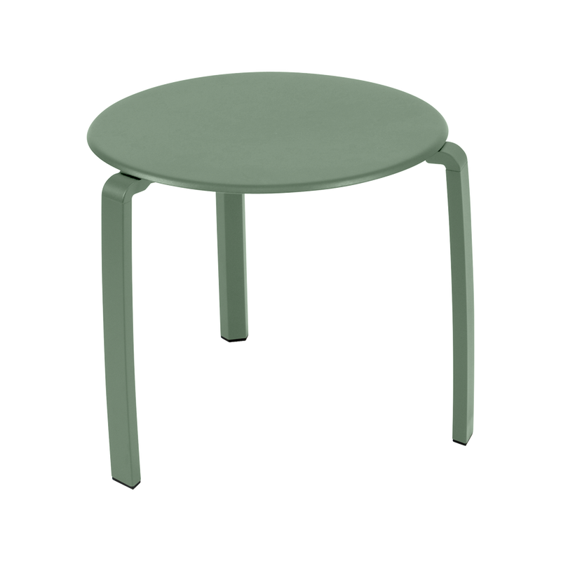 Load image into Gallery viewer, Fermob Alizé Low Table Ø48 cm in Cactus – round outdoor side table in aluminium
