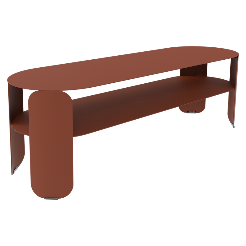 Load image into Gallery viewer, Fermob Bebop Low Console Table 120 x 40 cm in Red Ochre