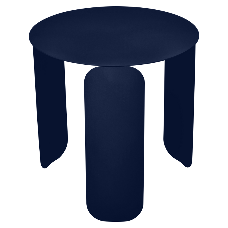 Load image into Gallery viewer, Fermob Bebop Low Table Ø45 cm in Deep Blue – round low table in powder-coated steel