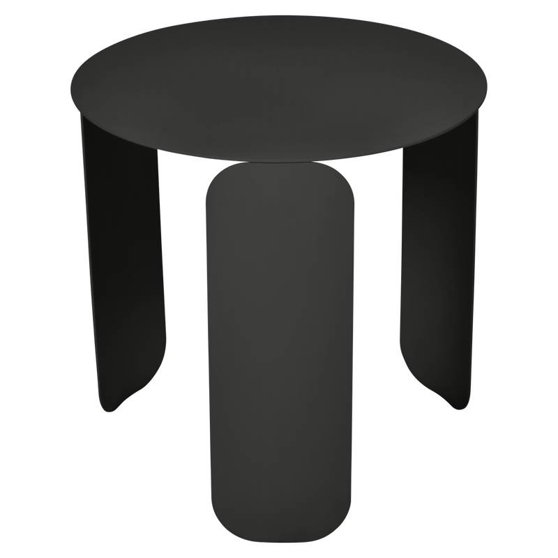 Load image into Gallery viewer, Fermob Bebop Low Table Ø45 cm in Liquorice – round low table in powder-coated steel