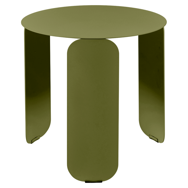 Load image into Gallery viewer, Fermob Bebop Low Table Ø45 cm in Pesto Green – round low table in powder-coated steel