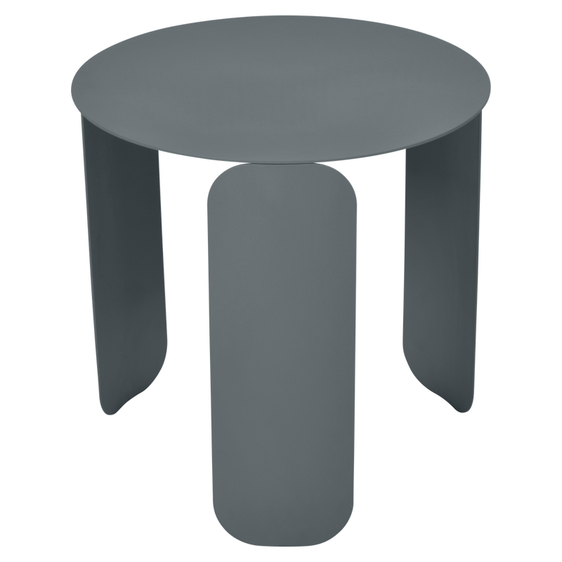 Load image into Gallery viewer, Fermob Bebop Low Table Ø45 cm in Storm Grey – round low table in powder-coated steel