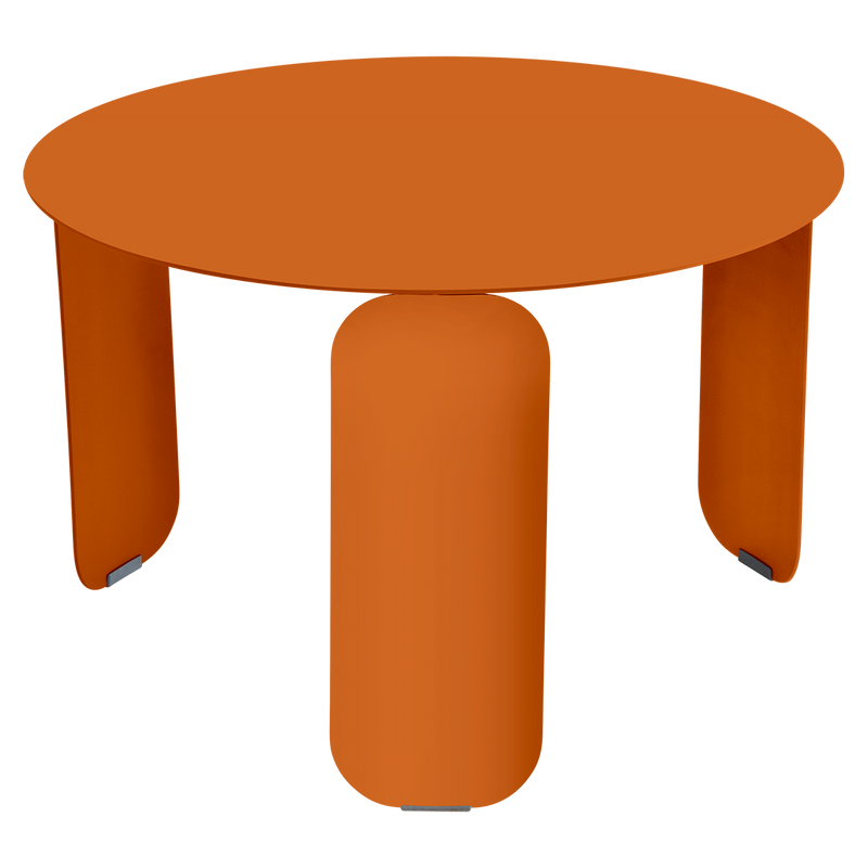 Load image into Gallery viewer, Fermob Bebop Low Table Ø60 cm in Candied Orange – round coffee table in powder-coated steel
